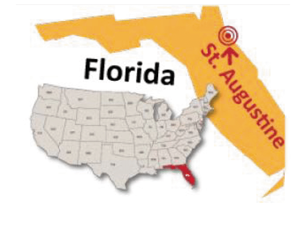 Florida St Augustine private school map