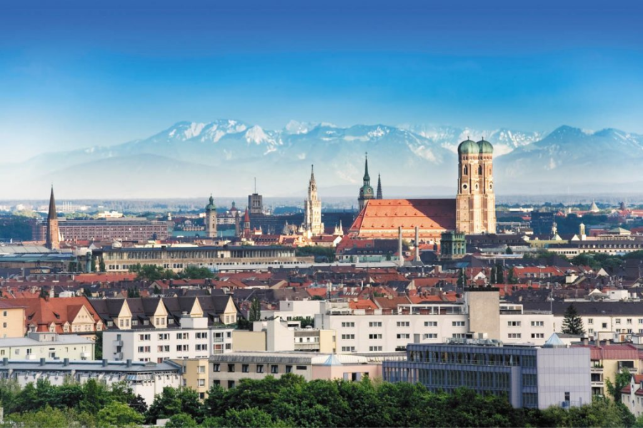 Munich city view
